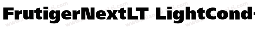 FrutigerNextLT LightCond字体转换